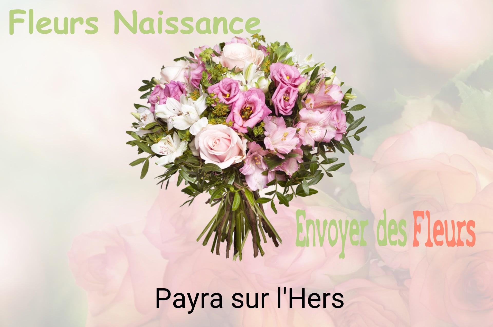 Bouquet de fleurs de naissance livré à Payra-sur-l'Hers